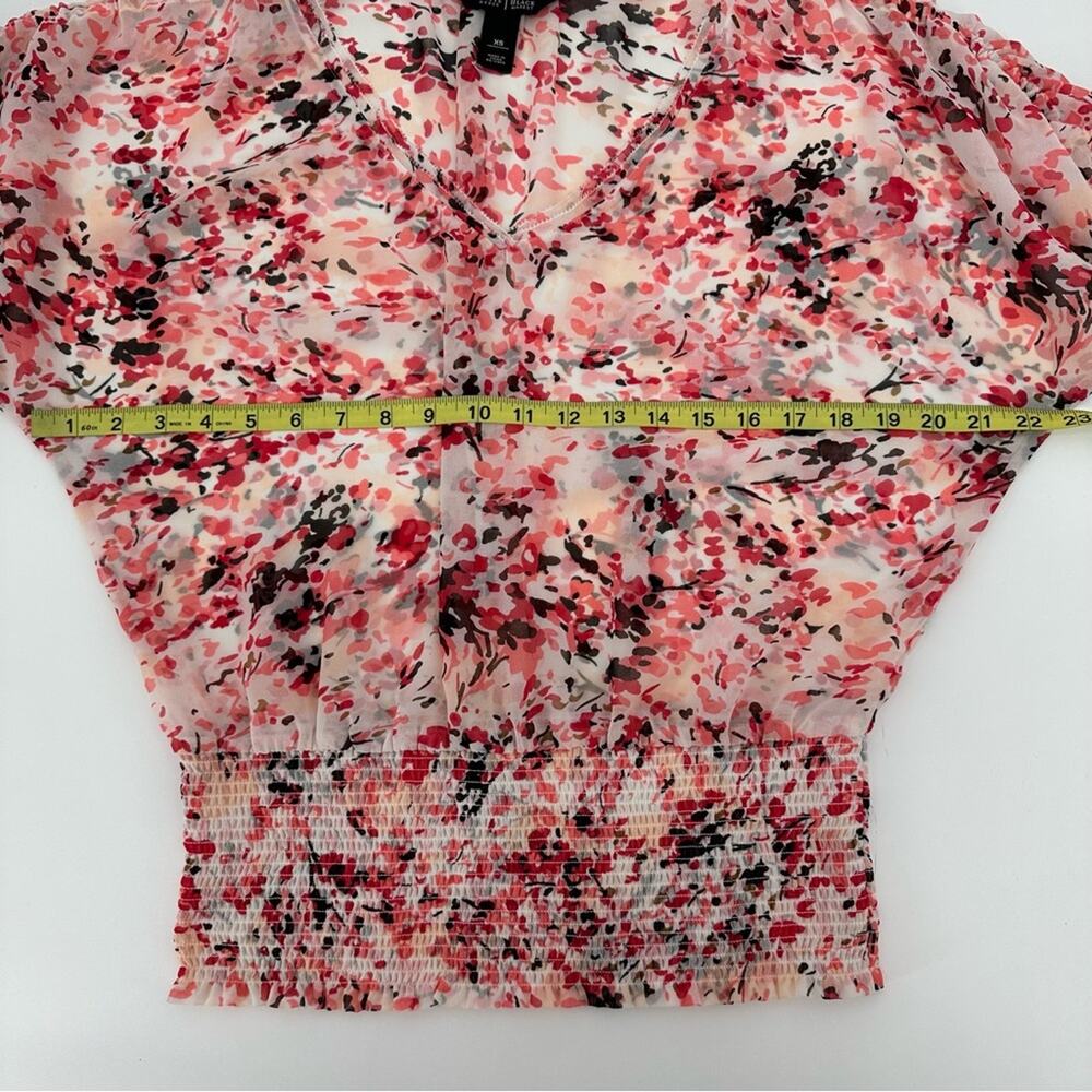 WHBM smock hem blouse Size XS - Picture 10 of 11